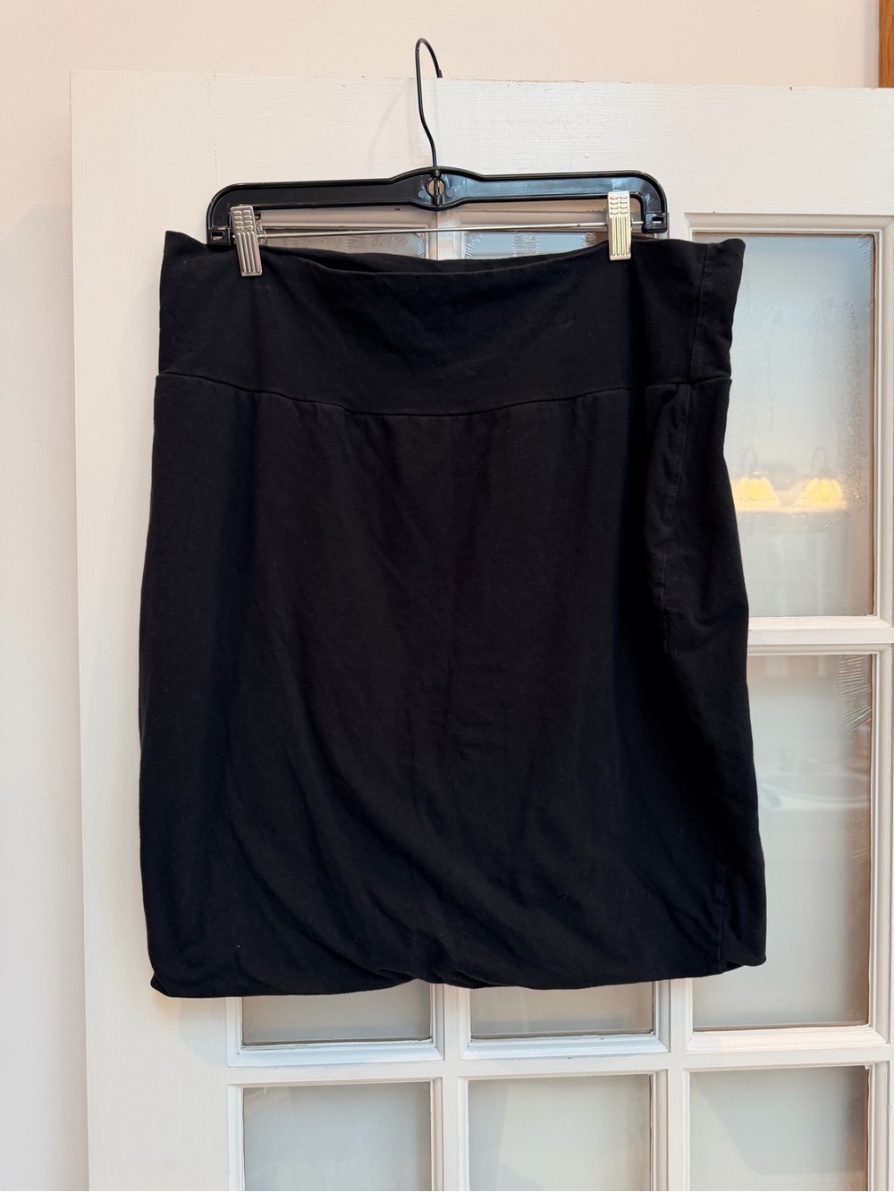 Vintage Torrid Y2K Pull On Stretchy Classic Black Chic Mini Skirt Plus Size 2X